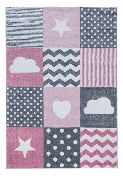 Rožnato-siva otroška preproga 160x230 cm Kids – Ayyildiz Carpets