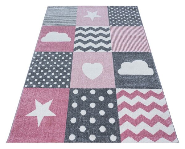 Rožnato-siva otroška preproga 160x230 cm Kids – Ayyildiz Carpets