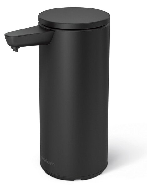 Črn jeklen avtomatski dozirnik za milo 266 ml – simplehuman