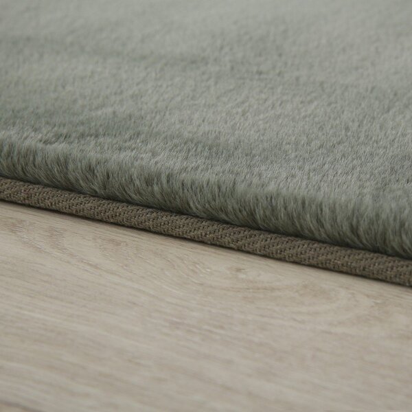 Zelena pralna okrogla preproga ø 120 cm Pouffy – Ayyildiz Carpets