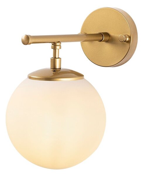 Bela/medeninasta stenska svetilka Roe – Opviq lights