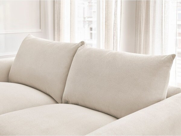 Kremno bela raztegljiva sedežna garnitura 234 cm Ernest – Bobochic Paris