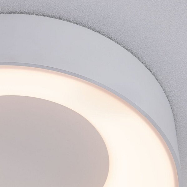 Paulmann HomeSpa Casca LED stropna svetilka Ø 30 cm, bela, zatemnjen, Bela, Kopalnica, Kovina, Sodobni