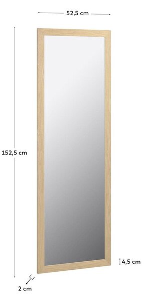 Stensko ogledalo 52,5x152,5 cm Wilany – Kave Home