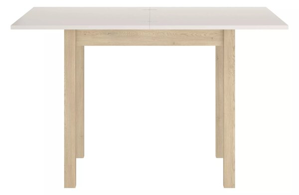 Raztegljiva jedilna miza FLIP 80(160)X80 cm, kašmir/hrast Cremona Torro