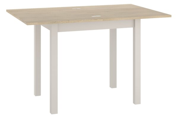 Raztegljiva jedilna miza FLIP 80(160)X80 cm, hrast Cremona Torro/kašmir