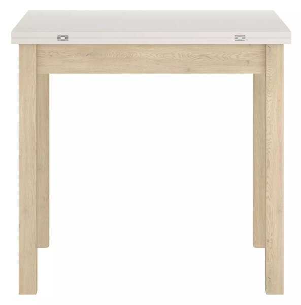 Raztegljiva jedilna miza FLIP 80(160)X80 cm, kašmir/hrast Cremona Torro