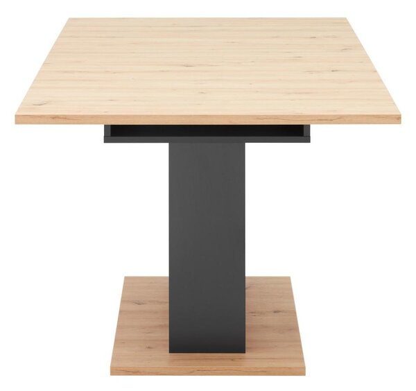 Mömax Raztegljiva Miza Alara, Barva Hrasta, Antracit, 180-220x90cm