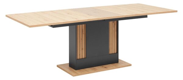 Mömax Raztegljiva Miza Alara, Barva Hrasta, Antracit, 180-220x90cm