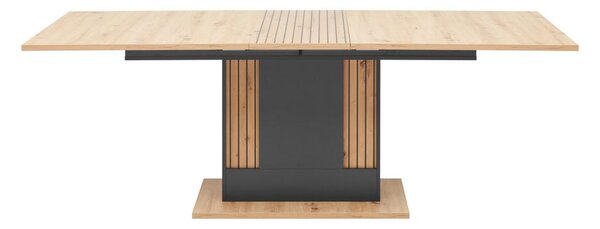 Mömax Raztegljiva Miza Alara, Barva Hrasta, Antracit, 180-220x90cm