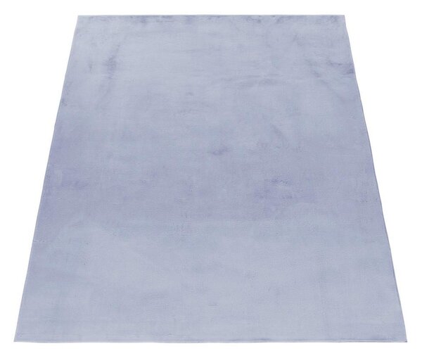 Mömax Preproga Z Visokim Florom Pouffy, Srebrna, 120x170cm