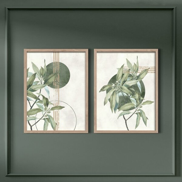 Slike v kompletu 2 ks 30x40 cm Green – Styler