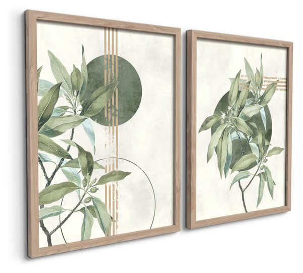 Slike v kompletu 2 ks 30x40 cm Green – Styler