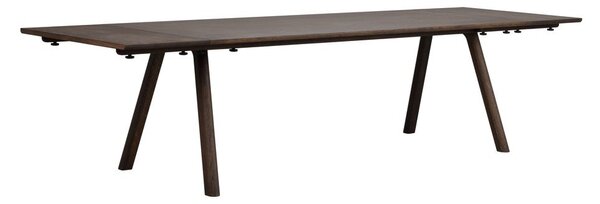 Raztegljiva jedilna miza iz masivnega hrasta 95x220 cm Clapperton – Rowico