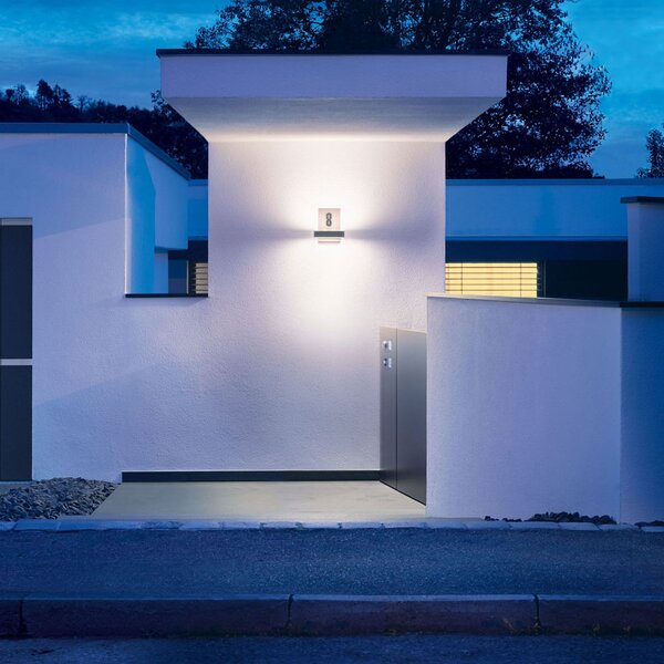 STEINEL L 820 SC LED senzorska stenska svetilka, antracit, Črna, Kovina