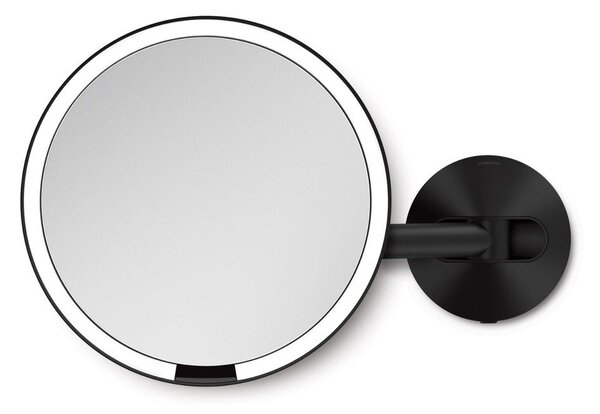 Stensko/kozmetično ogledalo z lučjo/povečevalno (5x povečava) 8x23 cm Sensor – simplehuman