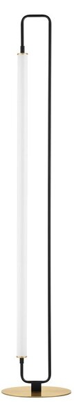 Bela/mat črna kovinska LED stoječa svetilka (višina 150 cm) Wetro – Nova Luce