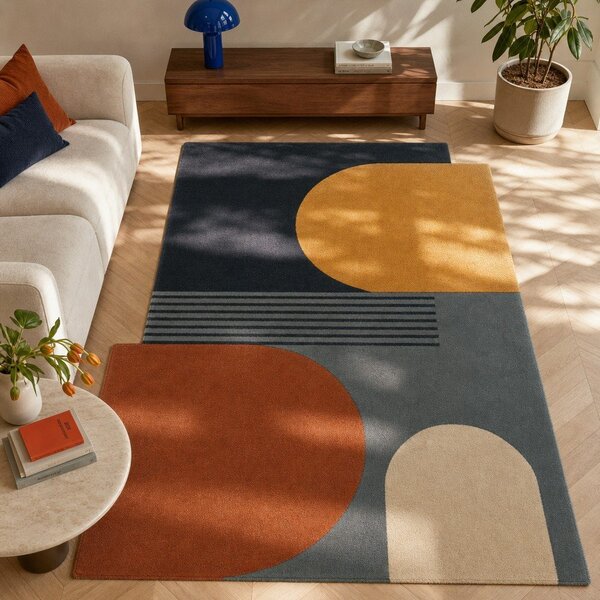 Ročno tkana volnena preproga 120x180 cm Lozenge – Flair Rugs