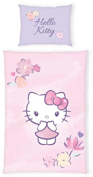POSTELJNINA Hello Kitty Bettwäsche 140/200 cm renforcé večbarvno