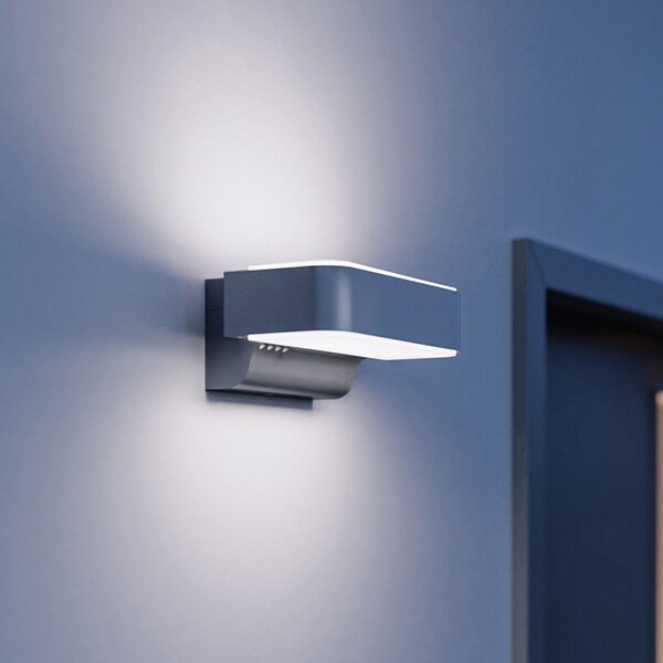 STEINEL LED-stenna svetilka za zunanjo uporabo L 810 SC, senzor, srebrna, Siva, Aluminij, Sodobni