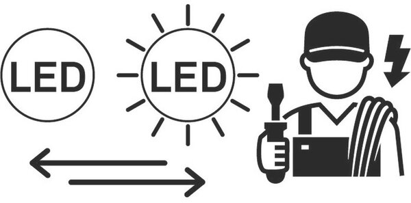STROPNA LED-SVETILKA 21 W 2900 lm 3000 K 230 V