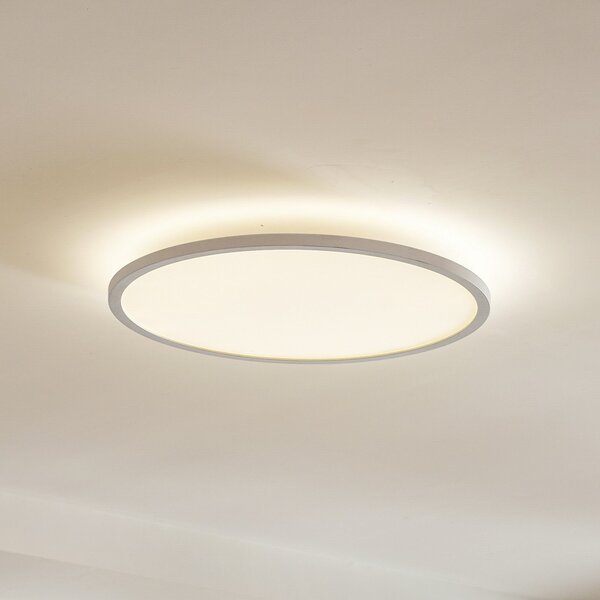 Arcchio LED stropna svetilka Brenda, Ø 60 cm, CCT, daljinski upravljalnik, zatemnjen, Bela, Dnevna soba / jedilnica, Plastika, Sodobni