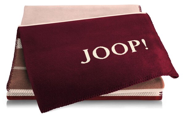 DEKORATIVNA ODEJA JOOP! HW 2025/26 150/200 cm krem barve, temno rdeča
