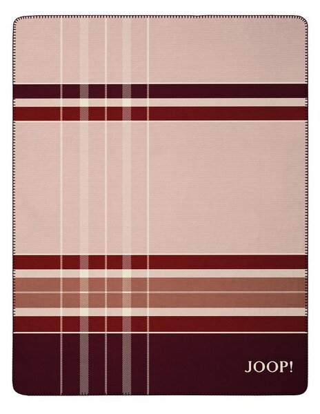 DEKORATIVNA ODEJA JOOP! HW 2025/26 150/200 cm krem barve, temno rdeča