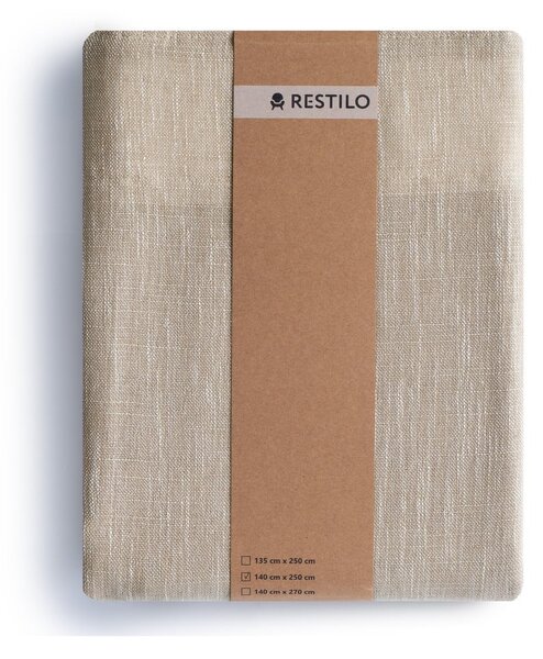 Bež zavesa 140x250 cm Valeta – Restilo