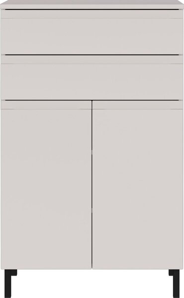Kremno bela visoka kopalniška omarica 60x97 cm Salinas – Germania