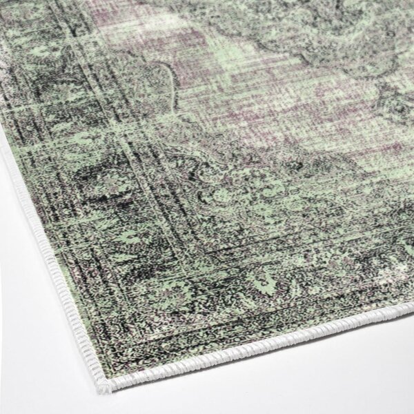 Zelene/sive kopalniške preproge v kompletu 2 ks 60x100 cm – Foutastic
