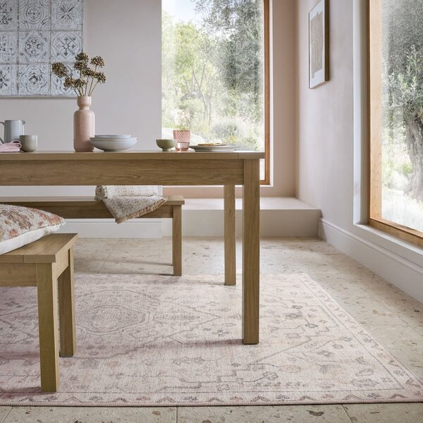 Kremno bela pralna preproga 152x230 cm Teo Traditional – Flair Rugs