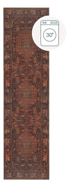 Bordo rdeč pralen tekač 60x230 cm Nico Global – Flair Rugs