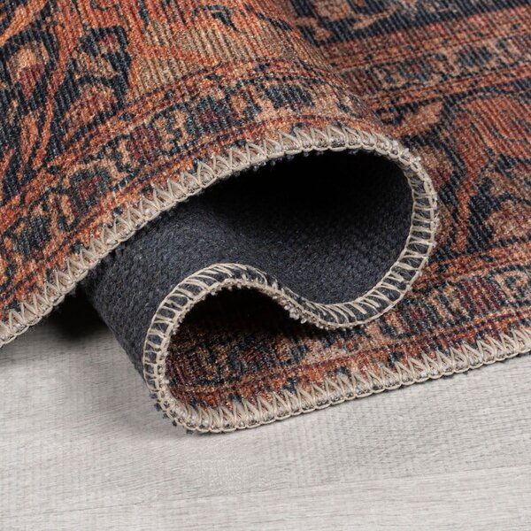 Bordo rdeč pralen tekač 60x230 cm Nico Global – Flair Rugs