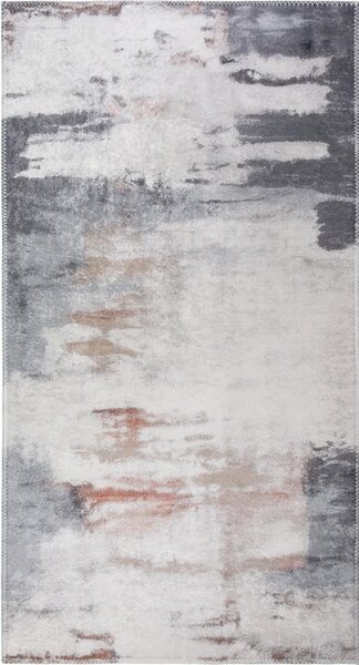 Siv/slonokoščen pralen tekač 80x200 cm Abstract Colors – Vitaus