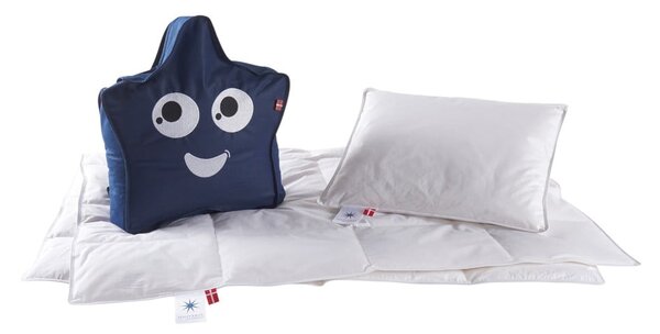 Poletna otroška prešita odeja s polnilom iz perja 100x140 cm Capella Junior – Universe of Sleeping