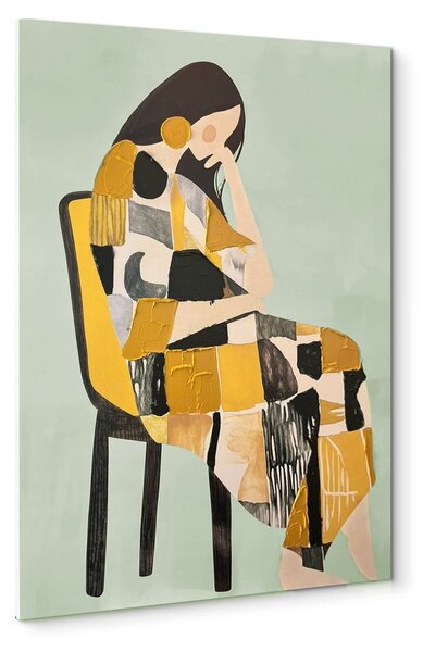 Slika z ročno naslikanimi elementi 70x100 cm Penelope – Styler