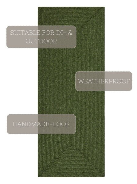 Zelena zunanja preproga 200x80 cm - NORTHRUGS