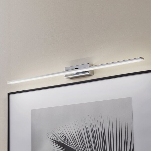 MCJ LED stenska svetilka Miroir 80 cm krom 4000K, Kovinska, Kopalnica, Kovina, Sodobni