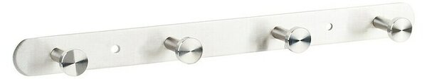 Walteco Garderobna letev (Do x Š x V: 300 x 33 x 25 mm, Nerjavno jeklo, Srebrna)