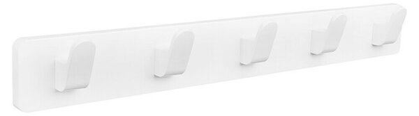 Walteco Garderobna letev (Do x Š x V: 550 x 55 x 70 mm, Kompozit, Bele barve)