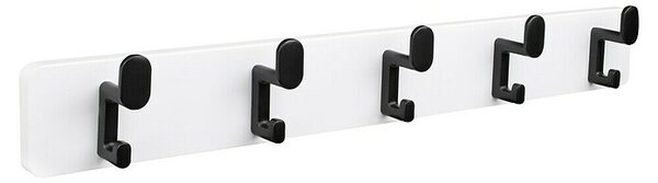 Walteco Garderobna letev (Do x Š x V: 550 x 55 x 80 mm, Kompozit, Bela)