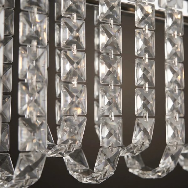 LED kristalna viseča svetilka SWE073-CP 60cm Chrome