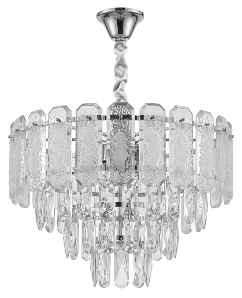 Kristalna viseča svetilka SWE087-CP 40cm CHROME