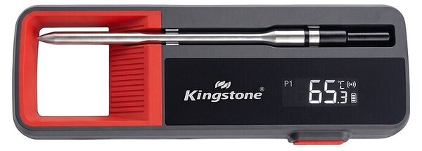 Kingstone Termometer za žar (2 -del., Brezžična uporaba; povezava preko Bluetootha)