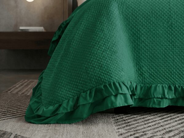 Pregrinjalo za posteljo MONTEGO, zeleno Dimenzije: 170 x 210 cm