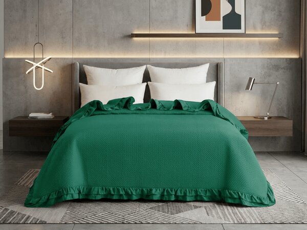 Pregrinjalo za posteljo MONTEGO, zeleno Dimenzije: 170 x 210 cm