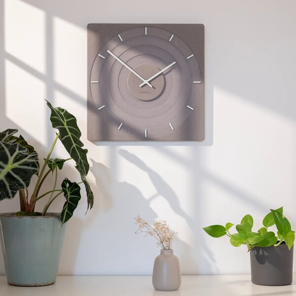 Stenska ura Luxhora Arenora Light Grey 10 barv kazalcev