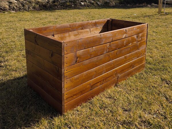 ATMOWOOD Lesena visoka greda 160 x 100 x 60 cm