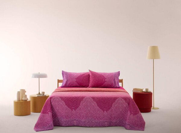 POSTELJNINA DOLCEACQUA 140/200 cm saten pink